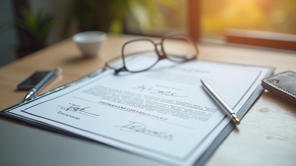 Профессиональный документ о международной сертификации на столе