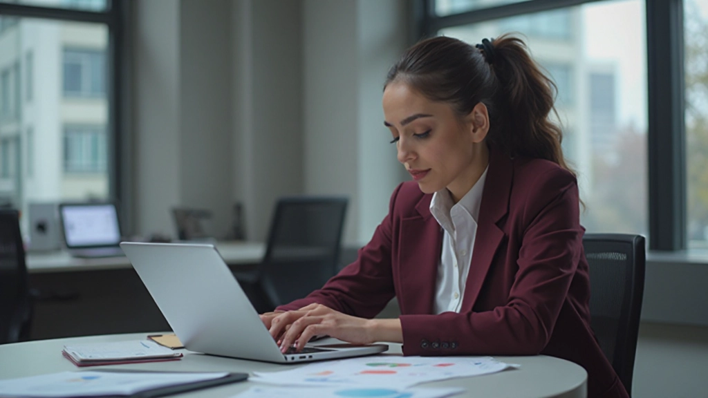 Финансовый аналитик работает с данными на рабочем столе с графиками и документами